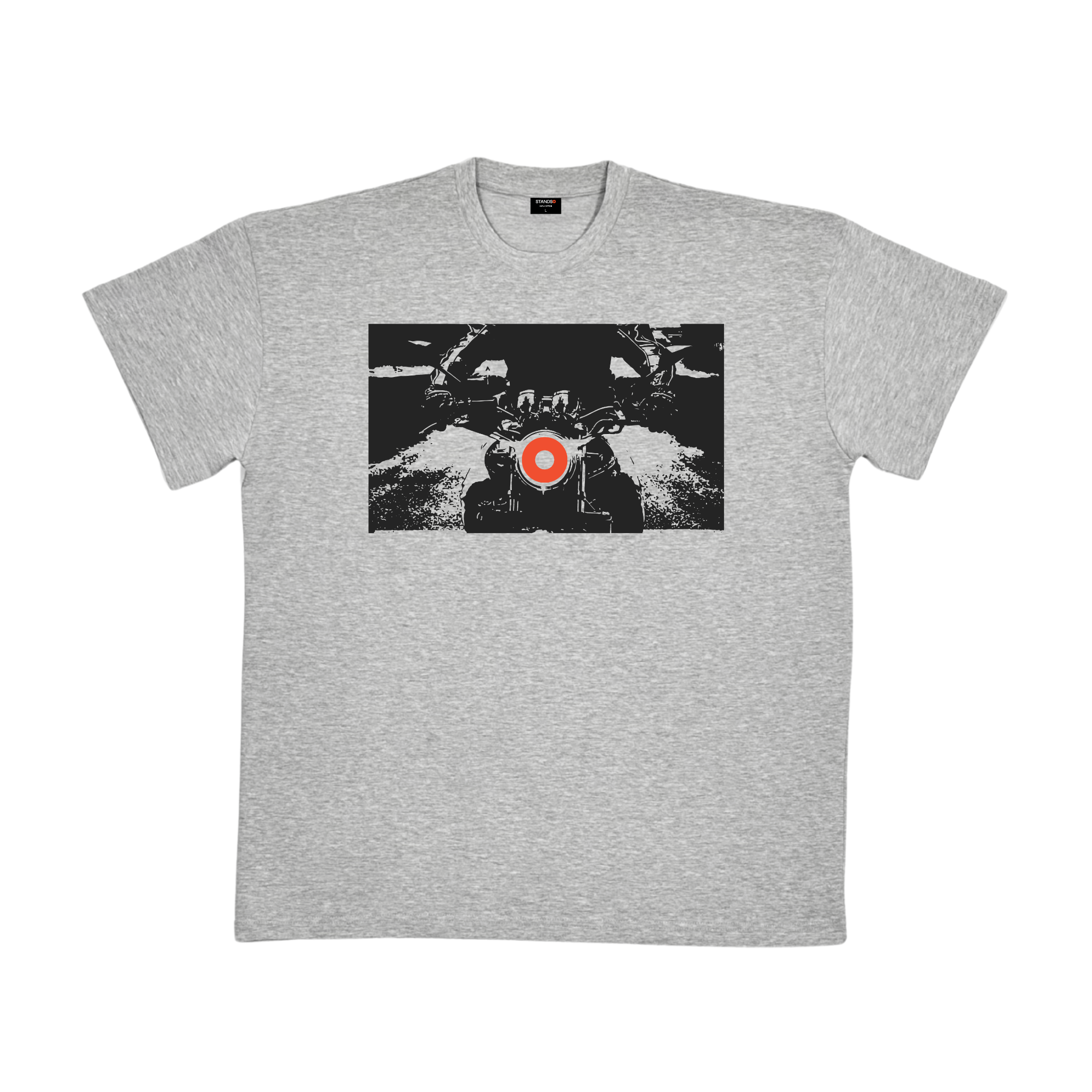 Graphic T-shirt / Man on Motorcycle