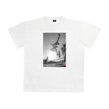 T-shirt med grafisk design / Skateboardåkning i aktion