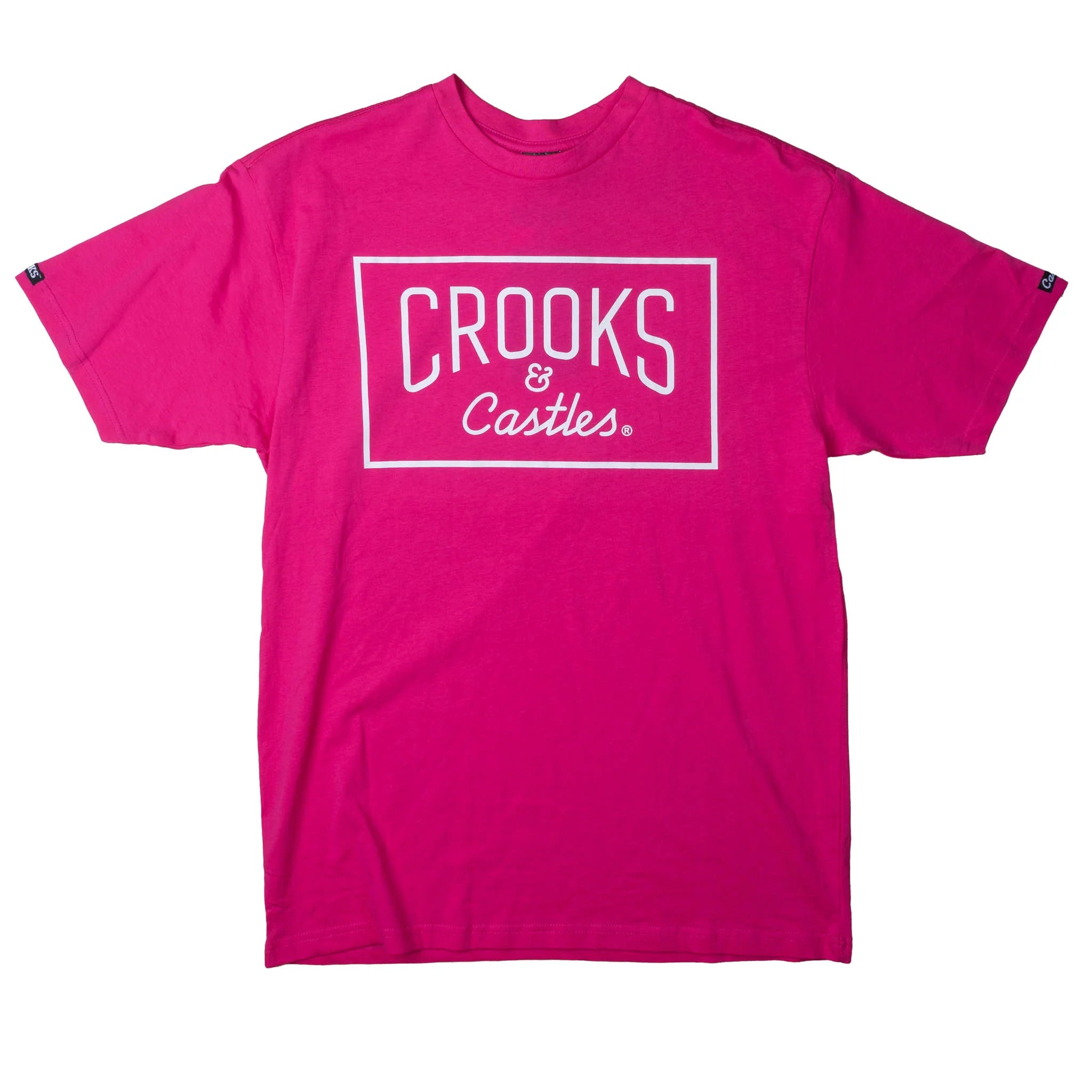 Crooks & Castles Graphic T-Shirt Hot Pink – STANDSO